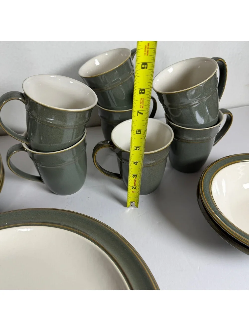 Dansk Sirocco Spruce Stoneware Dinnerware Set 25 Pieces S-5